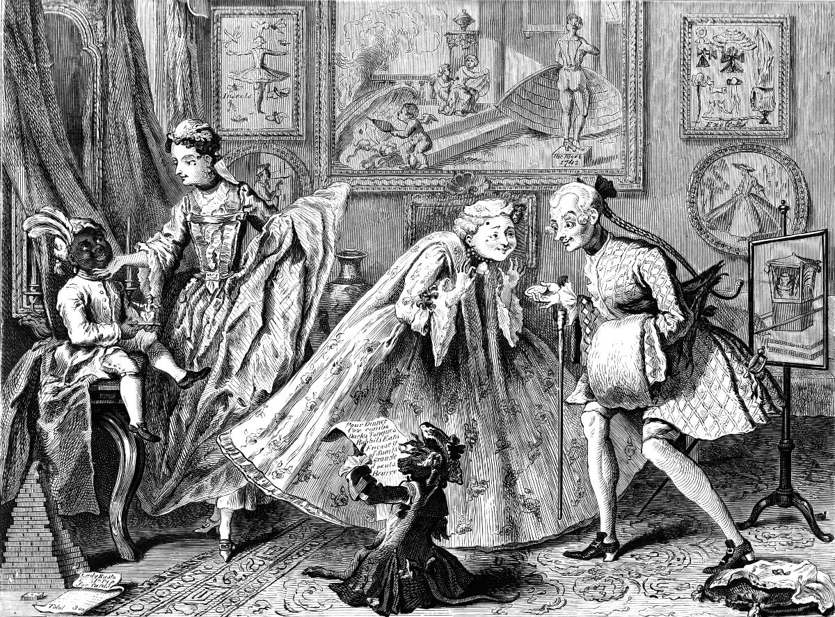 Taste in High Life, or, Dress in 1742