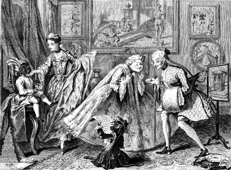 Taste in High Life, or, Dress in 1742