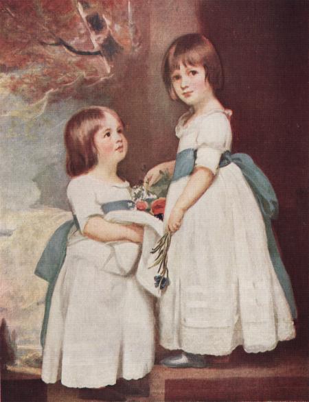 The Horsley Children, Master George and Miss Charlotte.