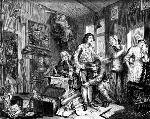 The Rake's Progress. Plate I. The Inheritance.