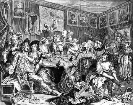 The Rake's Progress. III. The Orgie at the Rose Tavern.