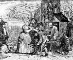 The Rake's Progress. Plate IV. The Arrest for Debt.