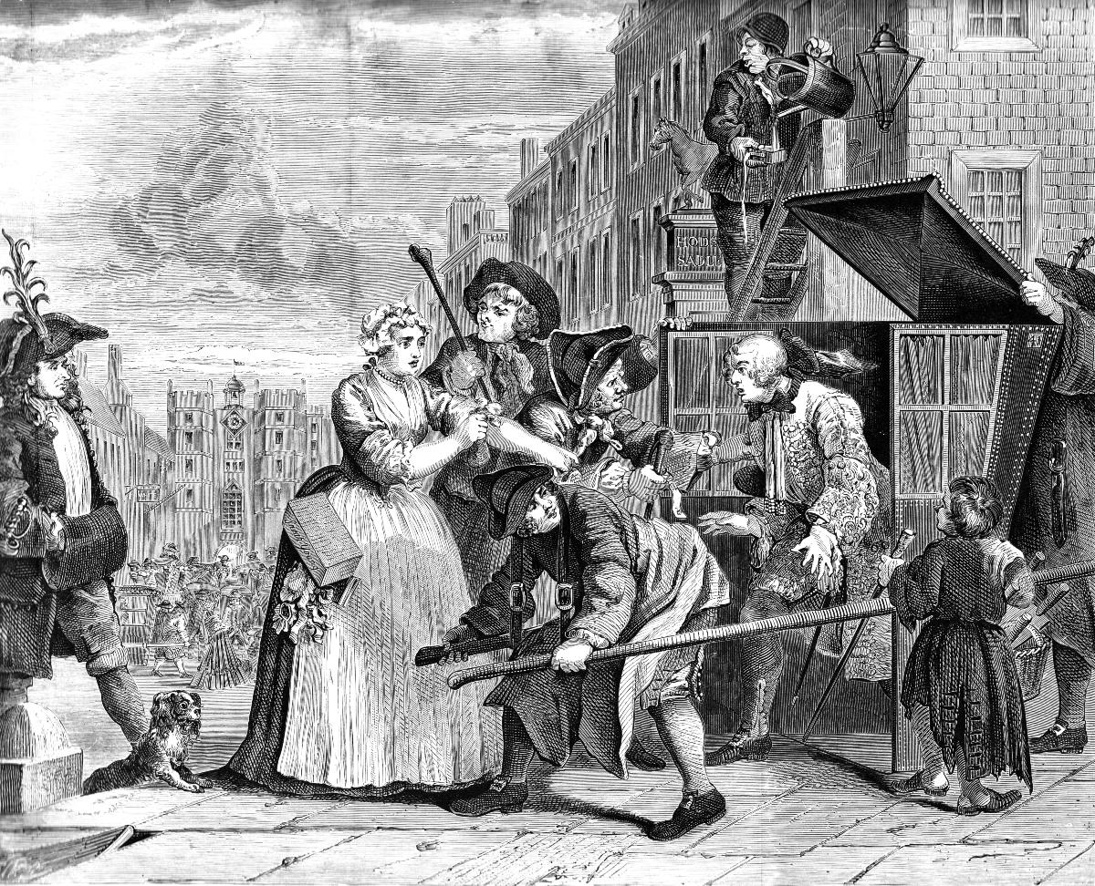 The Rake's Progress.  IV.  The Arrest for Debt.